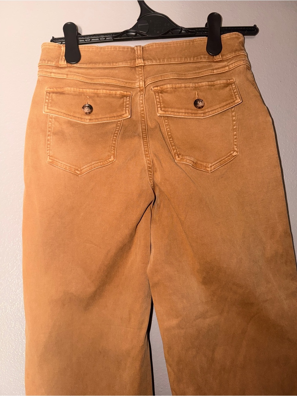 SPANX Women's Ankle & Cropped Wide-Leg Pants in Cinnamon Brown - Picture 4 of 5